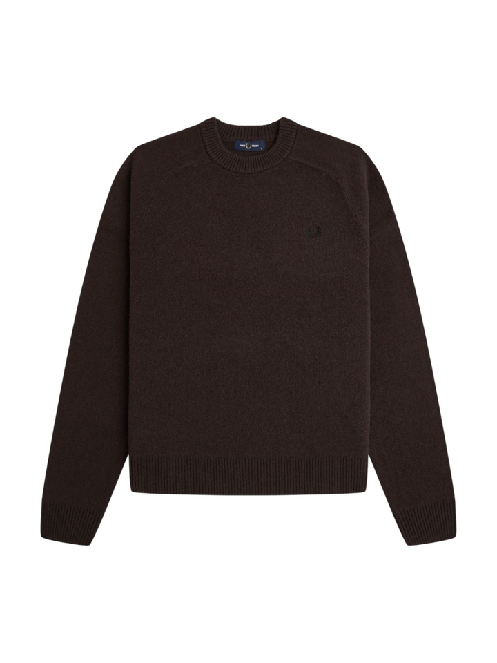 Donkerbruine trui Fred Perry