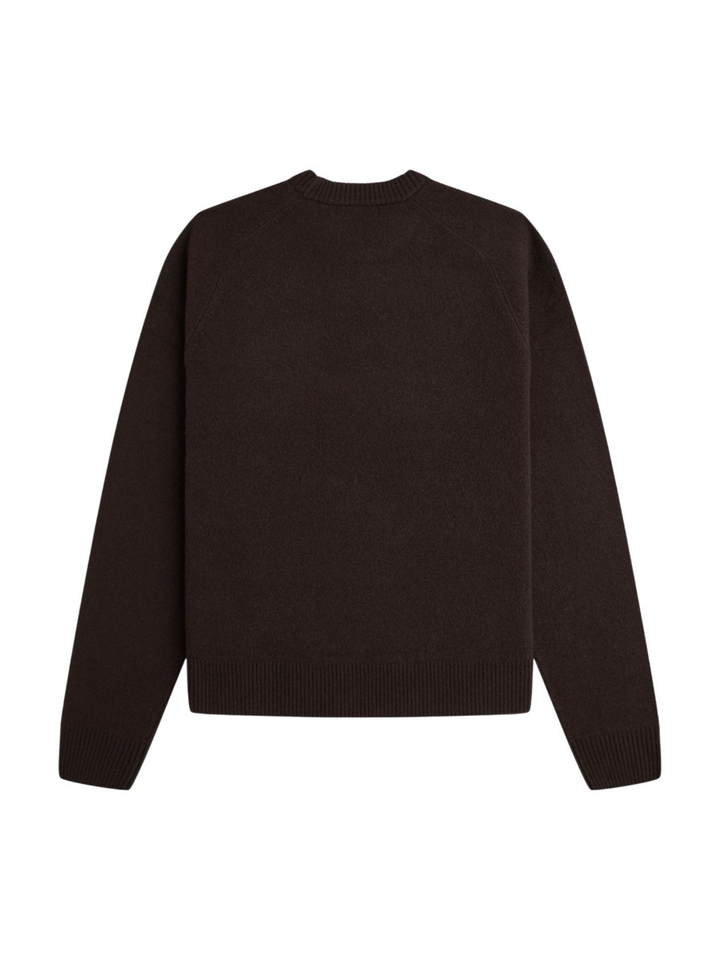Donkerbruine trui Fred Perry