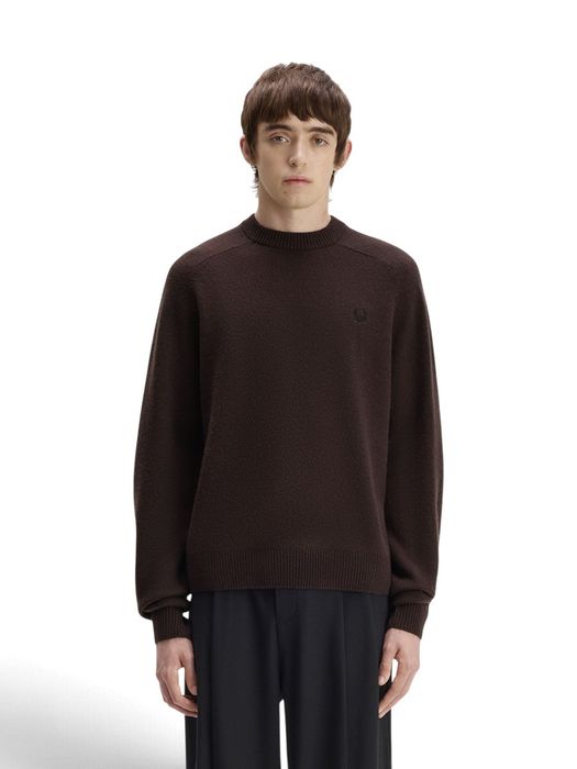 Donkerbruine trui Fred Perry