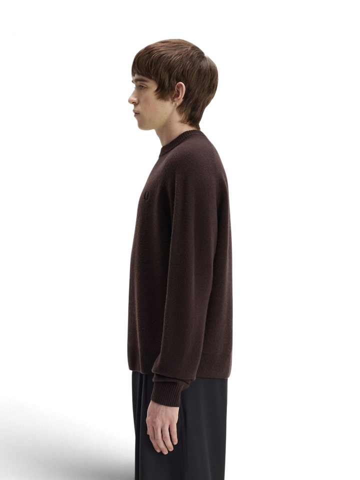 Donkerbruine trui Fred Perry