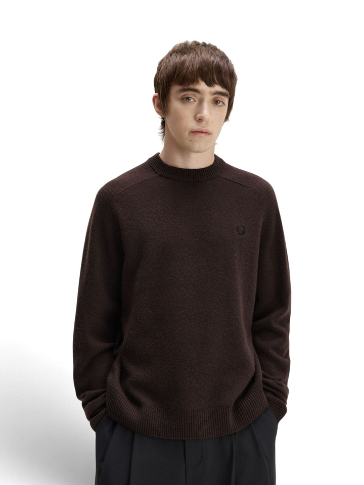 Donkerbruine trui Fred Perry