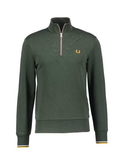 Groene zippertrui Fred Perry
