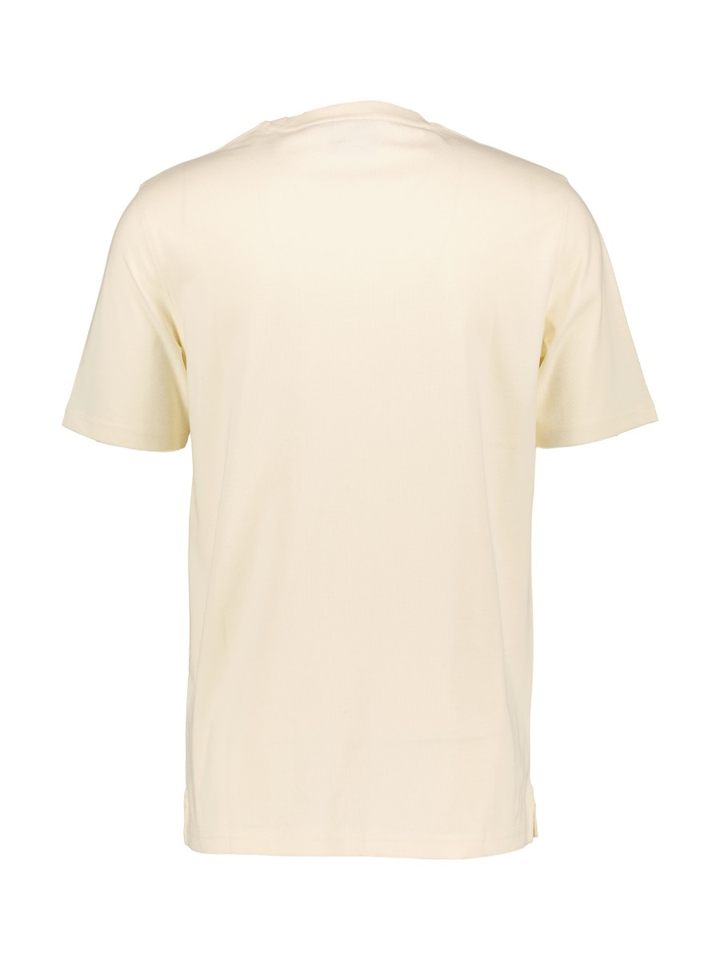 Ecru katoenen T-shirt Lyle&Scott