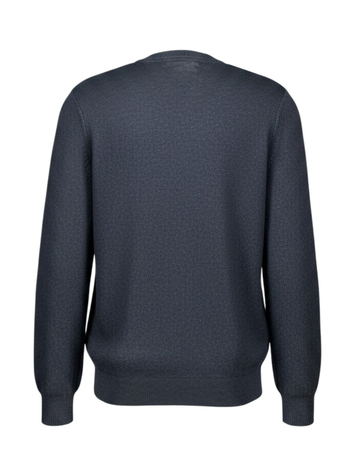 Donkerblauwe trui met ruiten Lyle & Scott