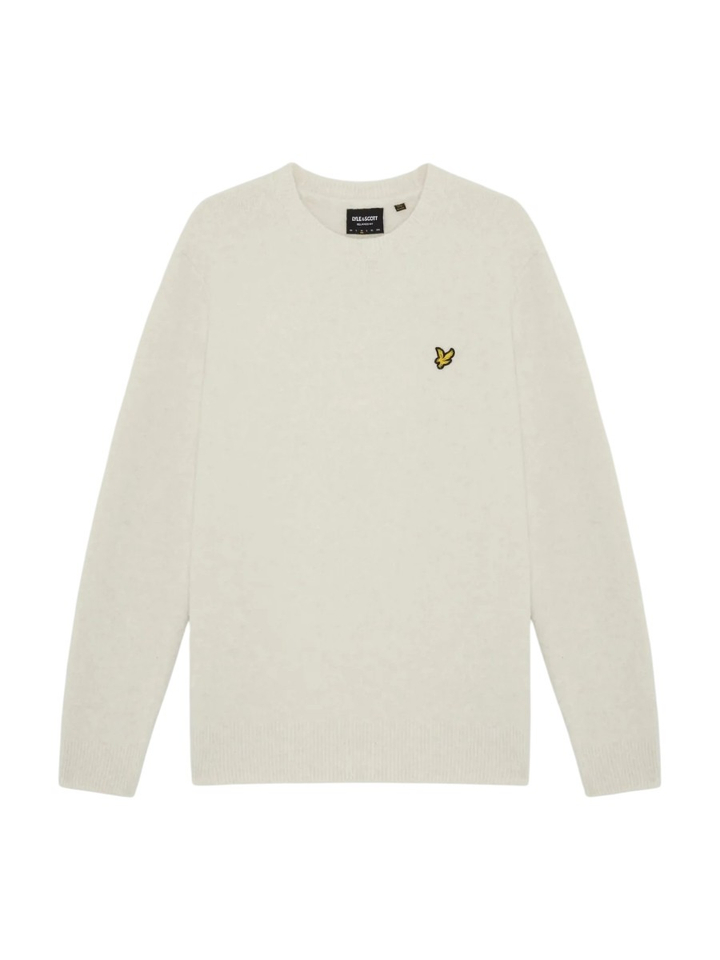Ecru gebreide trui Lyle&Scott