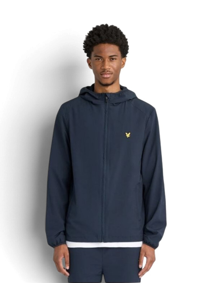 Blauwe jas met kap Lyle & Scott