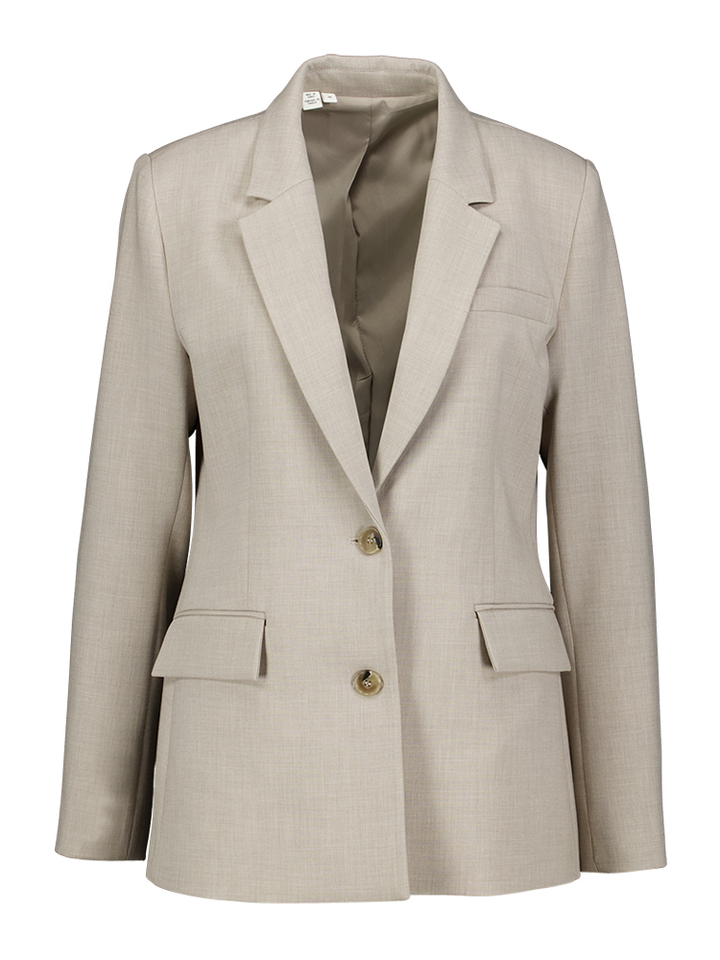 Beige geklede blazer Slwrita Selected Femme