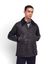 Blauwe waxedd jas met ribfluwelen kraag Barbour 