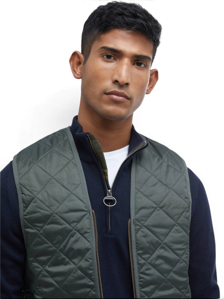 Groene bodywarmer Barbour