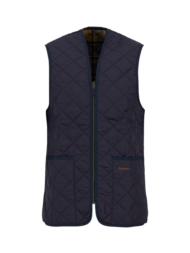 Donkerblauwe bodywarmer Barbour