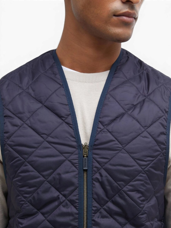 Donkerblauwe bodywarmer Barbour