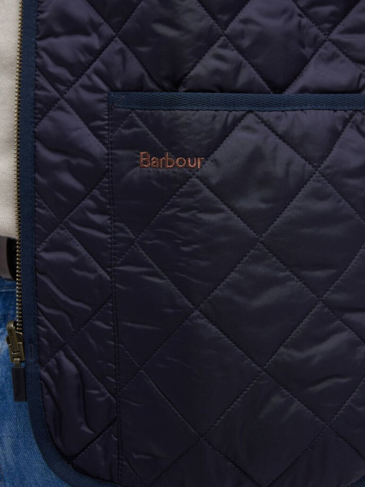 Donkerblauwe bodywarmer Barbour