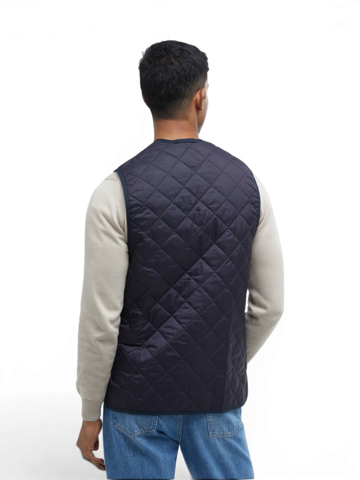 Donkerblauwe bodywarmer Barbour