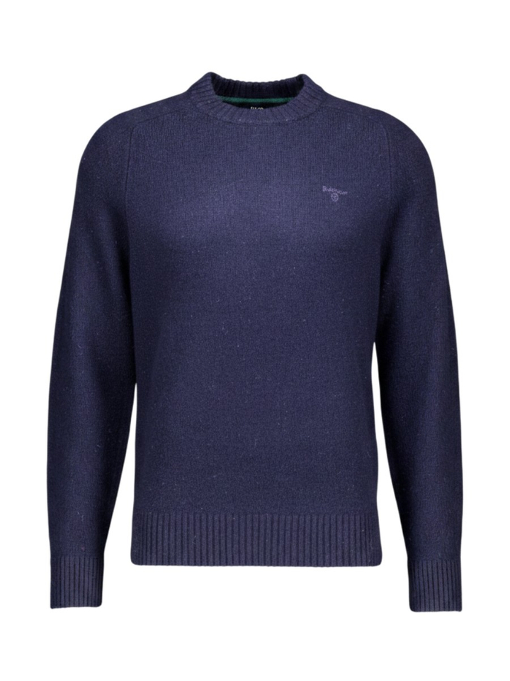 Blauwe wollen trui Barbour