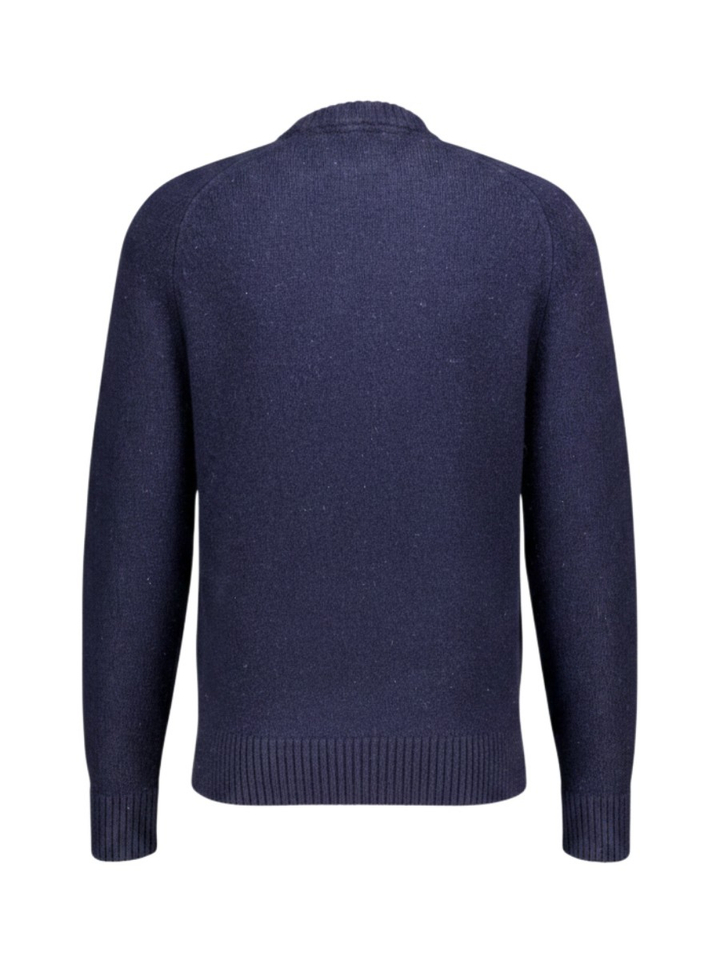 Blauwe wollen trui Barbour
