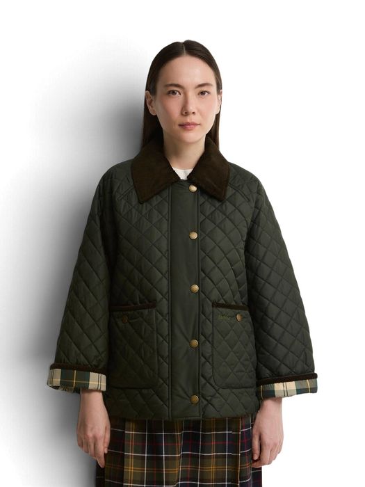 Donkergroene jas Barbour