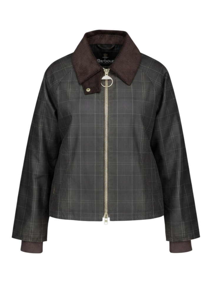 Geruite wax jas Barbour