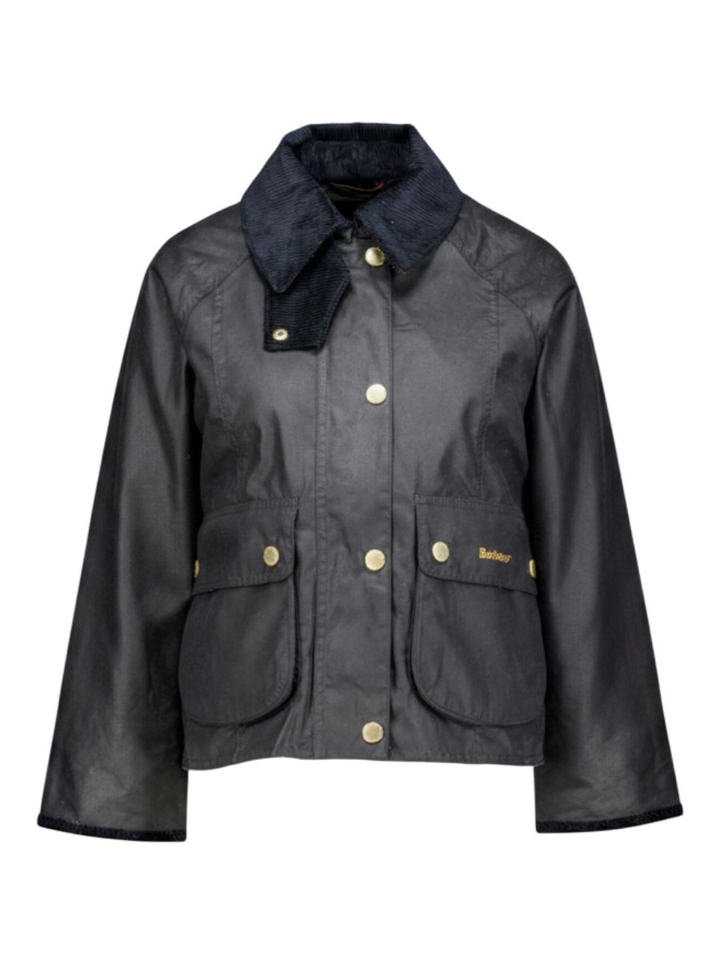 Donkerblauwe jas Barbour