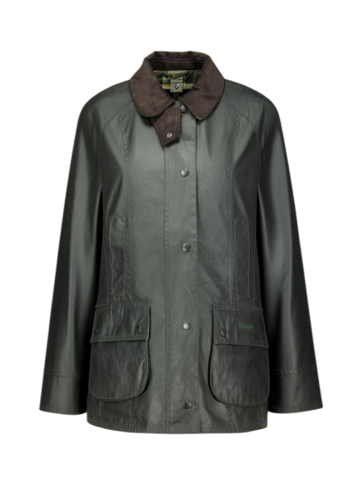 Donkergroene jas Barbour