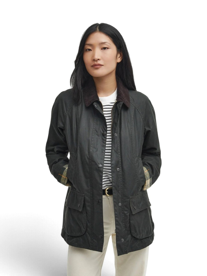 Donkergroene jas Barbour 