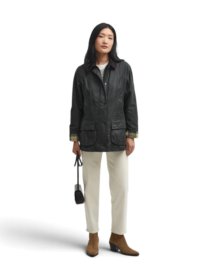 Donkergroene jas Barbour 