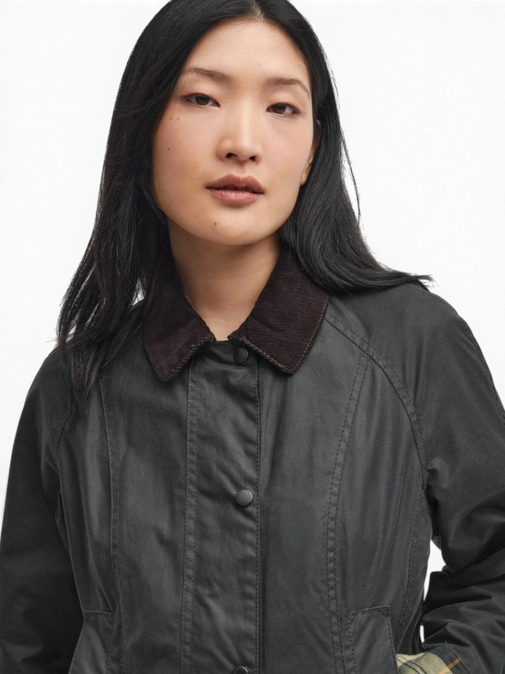 Donkergroene jas Barbour 