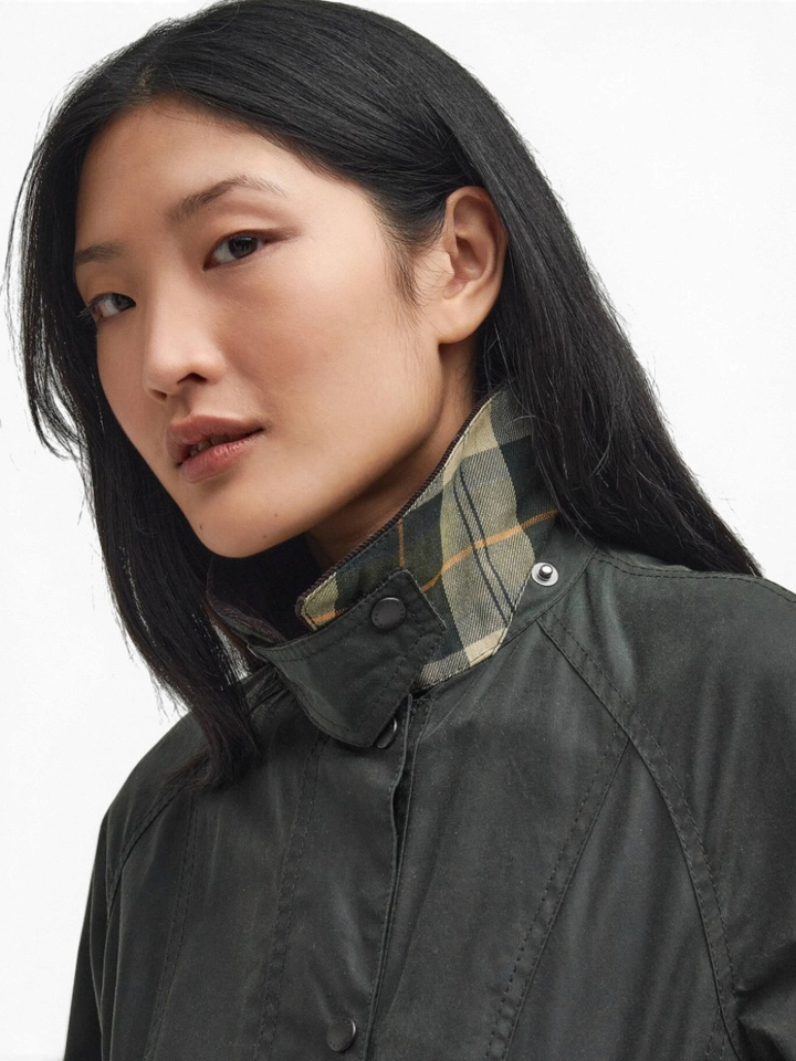 Donkergroene jas Barbour 