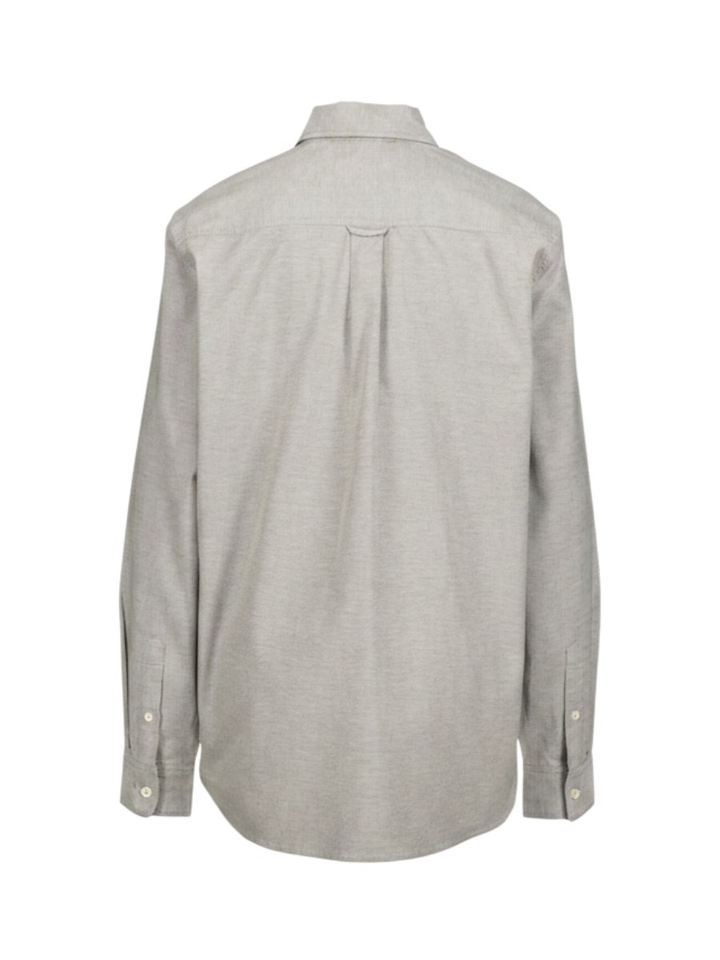 Kaki katoen hemd met roze logo Scotch & Soda