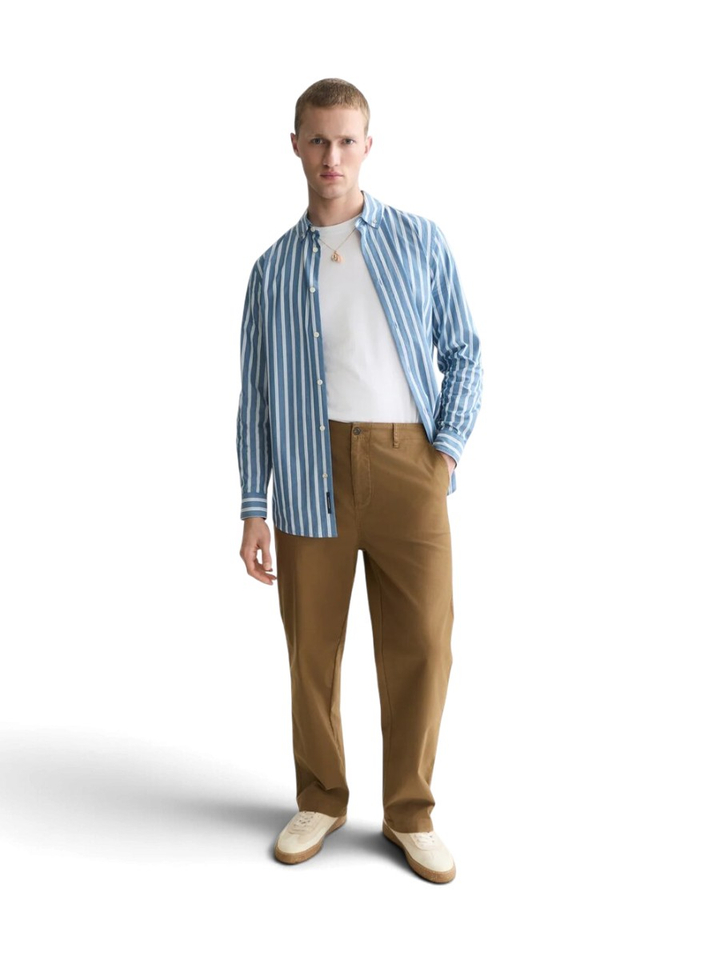 Blauw wit gestreept hemd Scotch & Soda