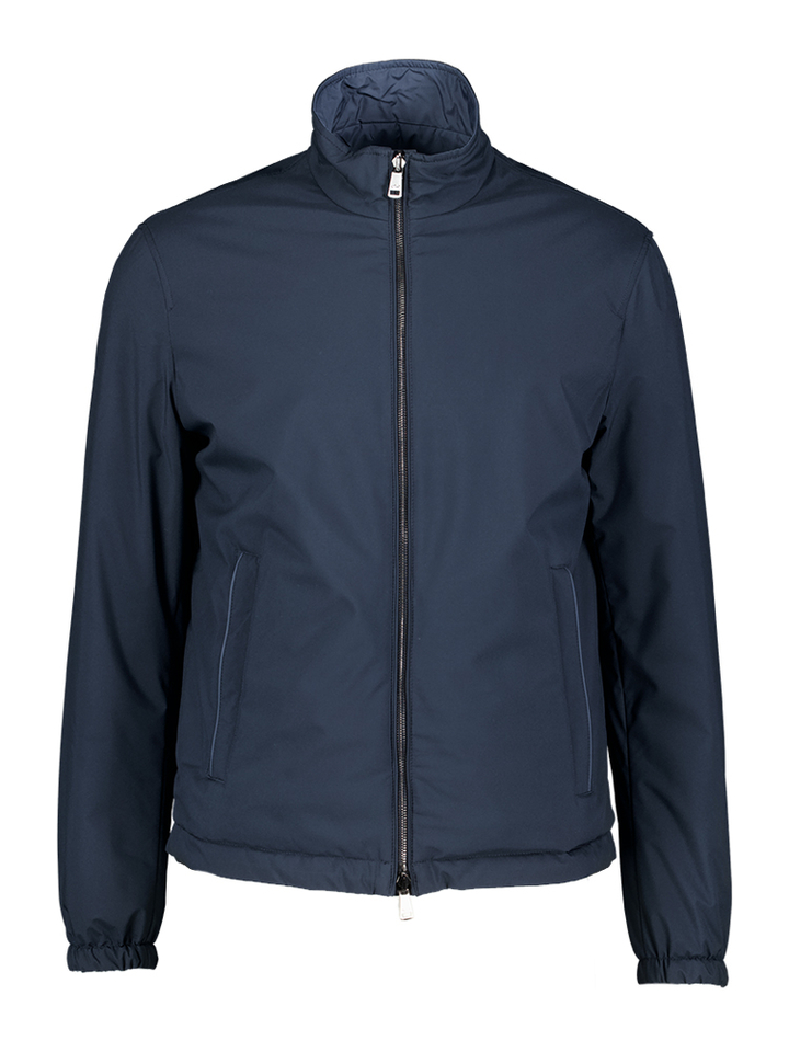 Donkerblauwe omkeerbare jas met rits Paul & Shark 