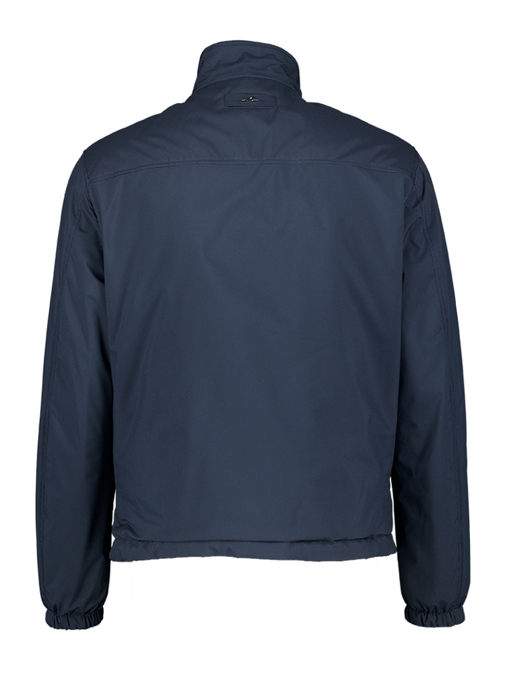 Donkerblauwe omkeerbare jas met rits Paul & Shark 