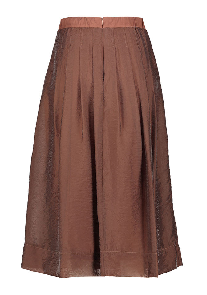 Bruin lange rok Raymos Xandres