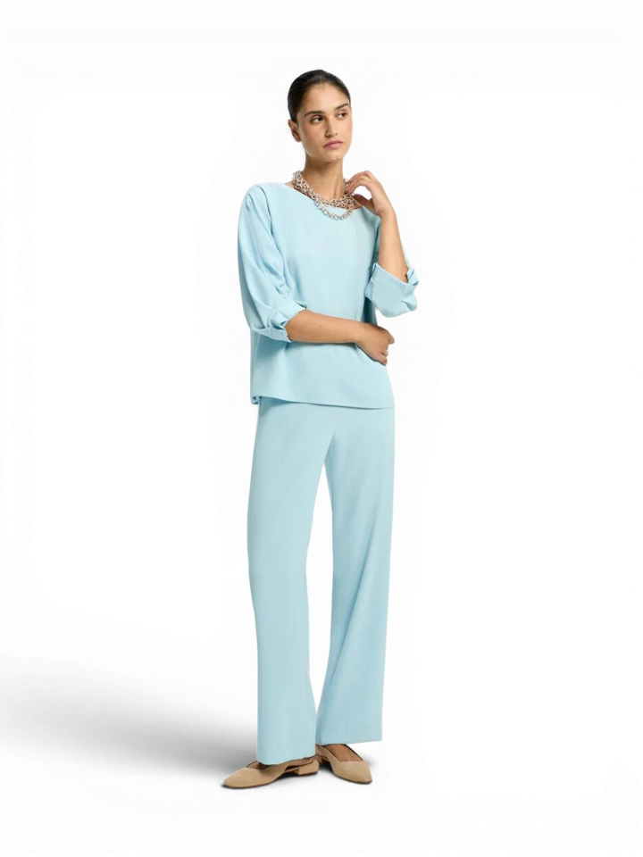 Lichtblauwe lange broek Phocas Xandres