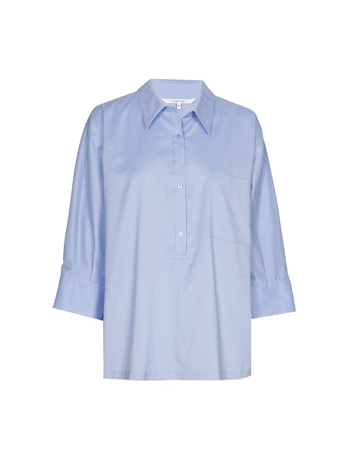 Blauwe bloes met lange mouwen Hatida Xandres 