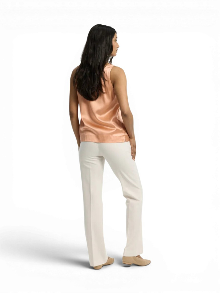 Oranje glanzende top Tail Xandres