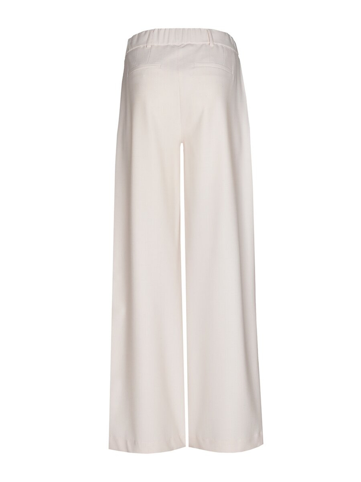 Beige elegante broek met wijde pijpen Phia Xandres