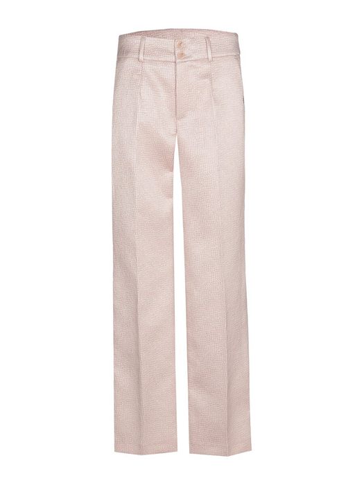 Roze geklede broek met structuur Panchita Xandres