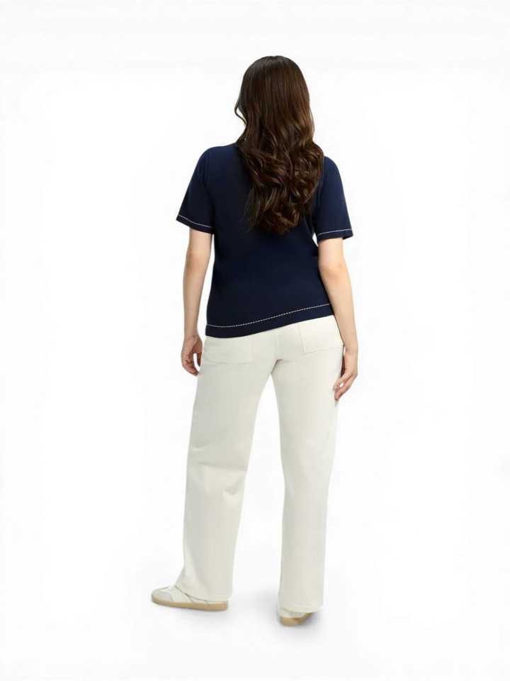 Witte loose fit jeans Peto Xandres
