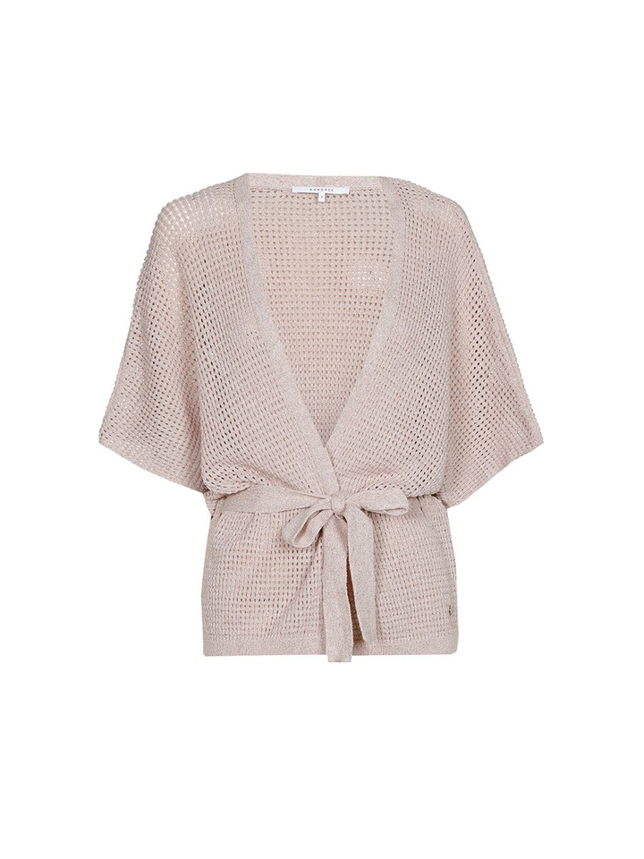 Roze cardigan met glitters Binta Xandres 