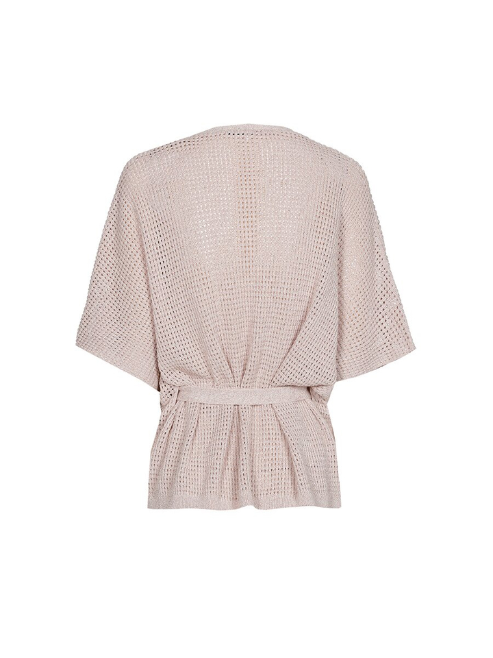 Roze cardigan met glitters Binta Xandres 