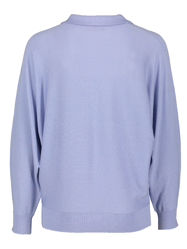 Blauwe polo trui Ginny Xandres