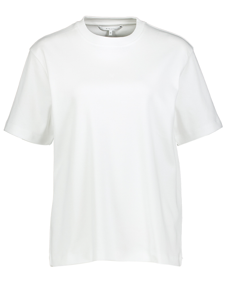 Witte t-shirt met logo Fennar Xandres