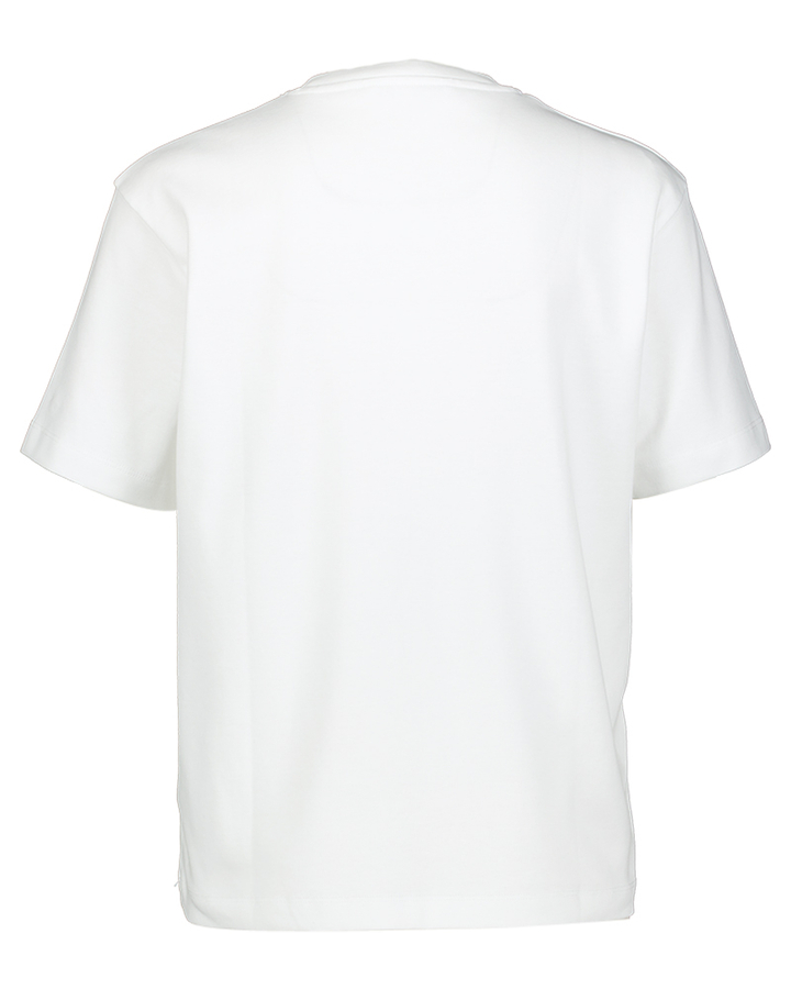 Witte t-shirt met logo Fennar Xandres