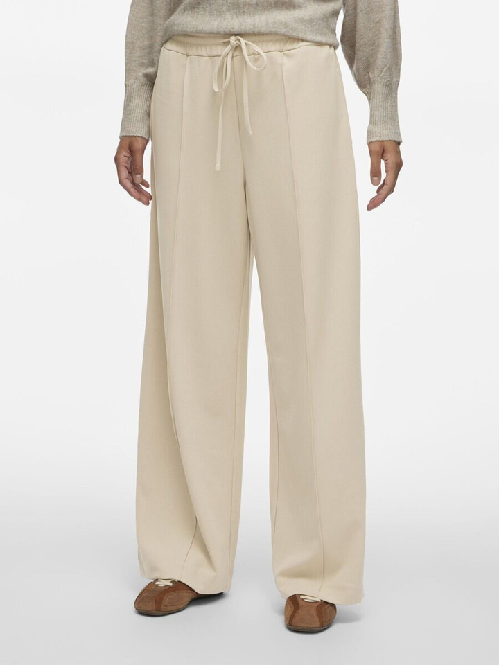 Greige losvallende broek Viclua Vila