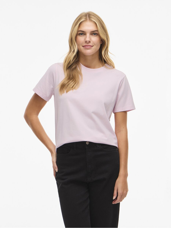 Roze t-shirt Vinora Vila 