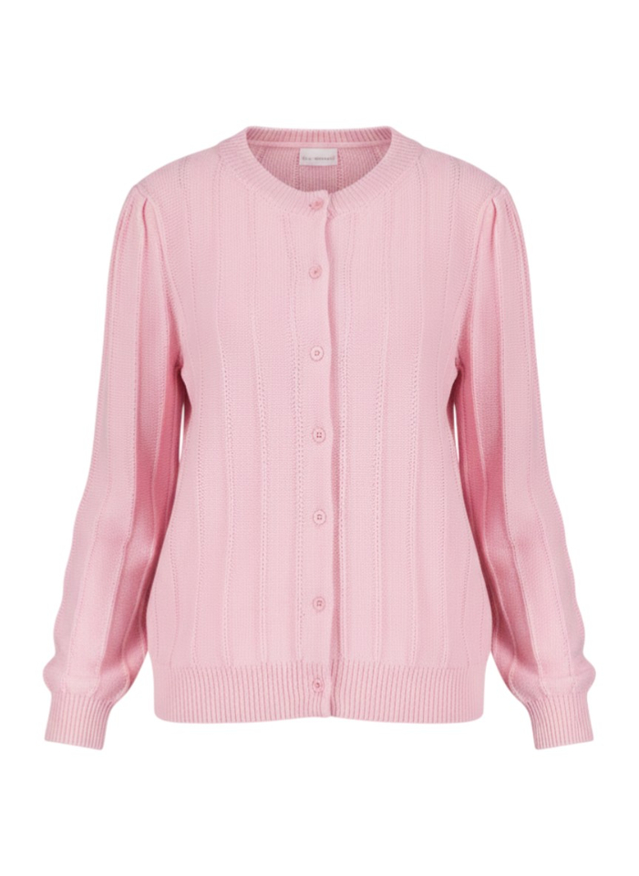 Roze cardigan met knopen Martine Due Amanti