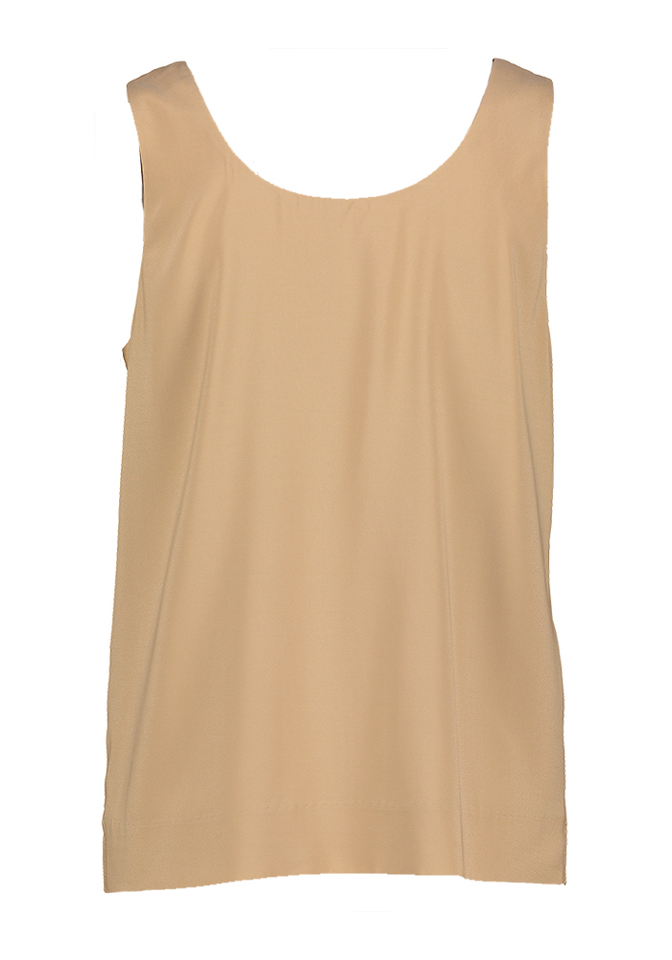 Brons kleurige glanzende top Tail Xandres