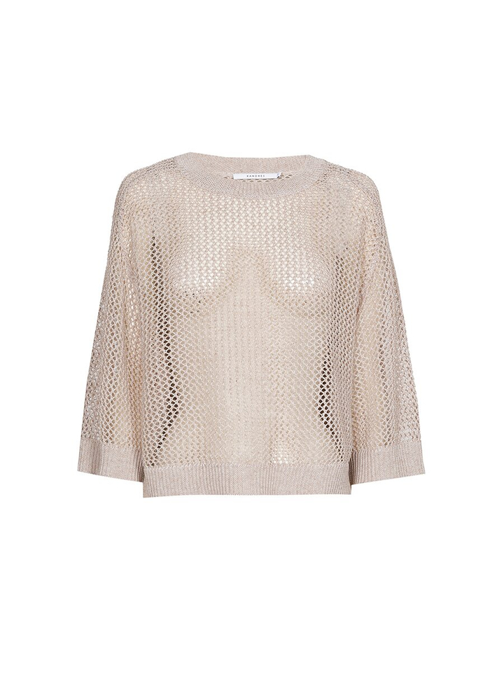 Gehaakte trui met ronde hals Aloiza Xandres