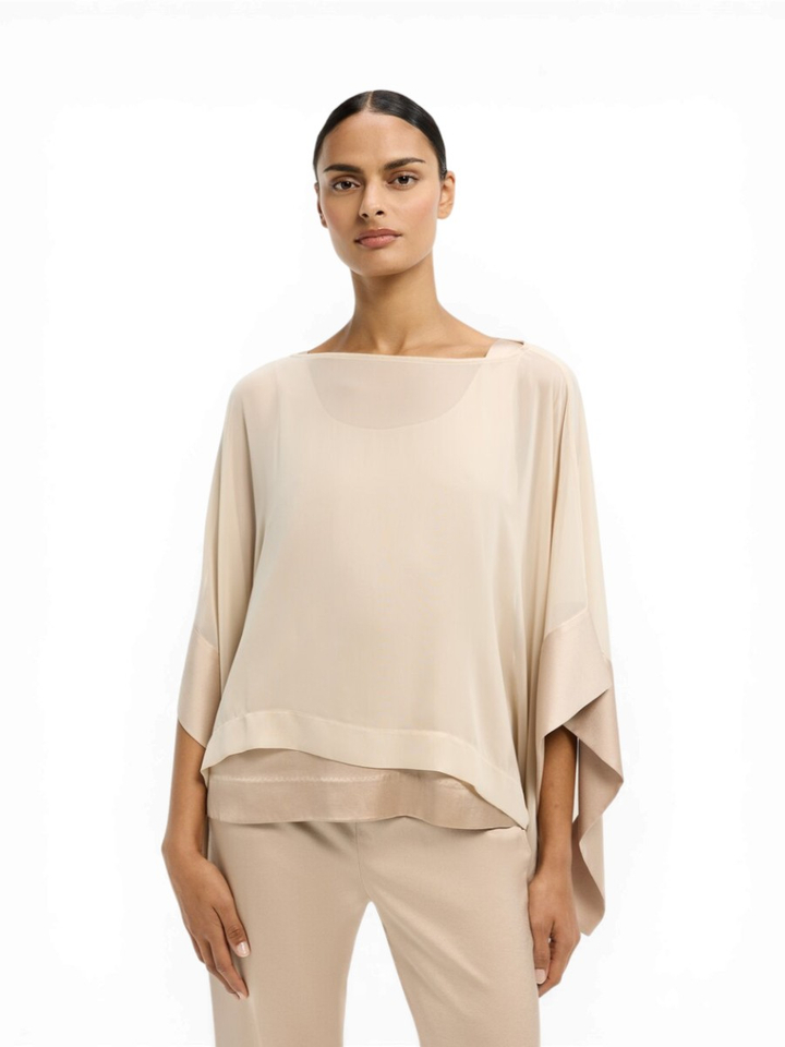 Bronskleurige blouse Henna Xandres