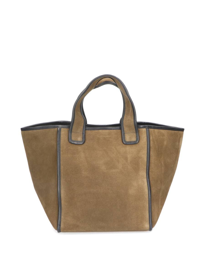 Kaki groene lederen handtas Bellerose